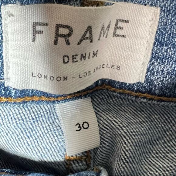 Frame Le Garcon light wash skinny leg jeans size 30 B184 - Picture 4 of 7